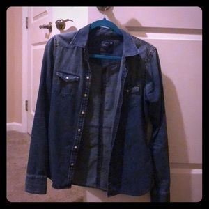 AE denim button up